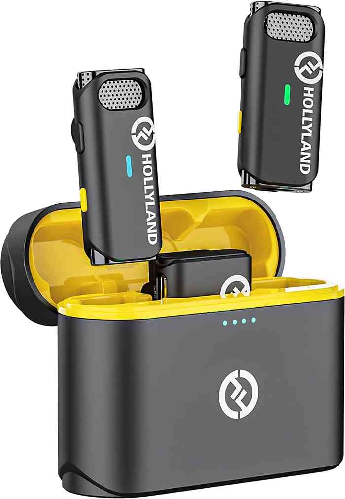 Hollyland LARK M1 DUO 2 Person Wireless Microphone System (2.4...